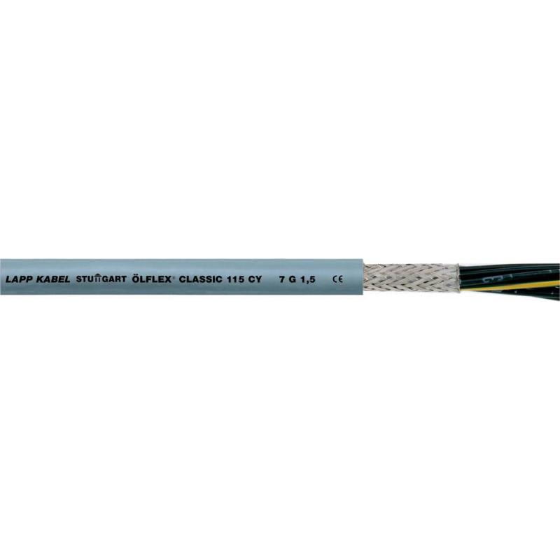 LAPP ÖLFLEX® CLASSIC 115 CY Stuurstroomkabel 7 G 2.50 mm² Grijs 1136407/500 500 m