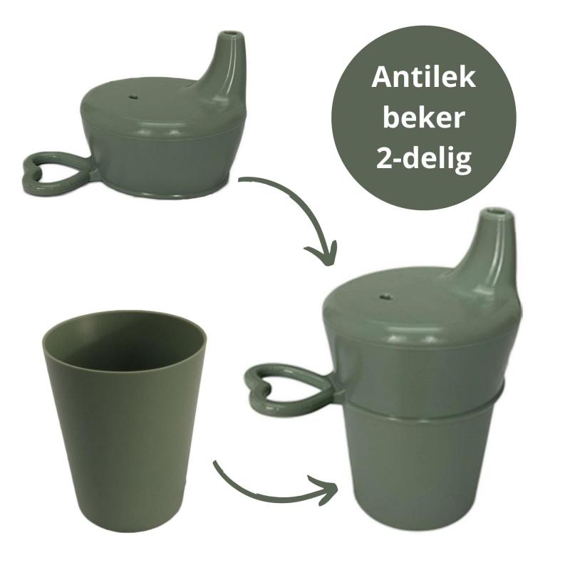 Ik Ben Zo Mooi Onbreekbare Drinkbeker Baby Sage Groen - Antilek Tuitbeker - Vanaf 6 maanden