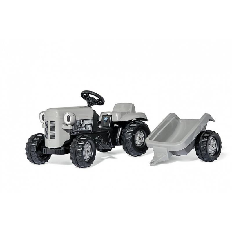 Rolly Toys traptractor RollyKid Litlle Grey Fergie junior grijs