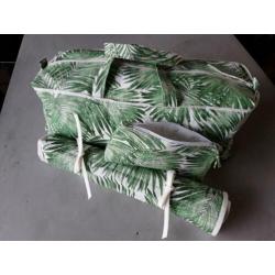 Breitas met palmblad dessin breien haken breinaalden