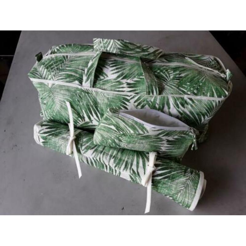 Breitas met palmblad dessin breien haken breinaalden