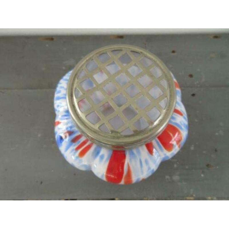 Art Deco pique-fleur (rozensteker) Verreries de Scailmont