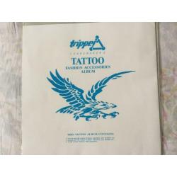 Tattoo voorbeelden boek en strijk vellen kleding 6,95€