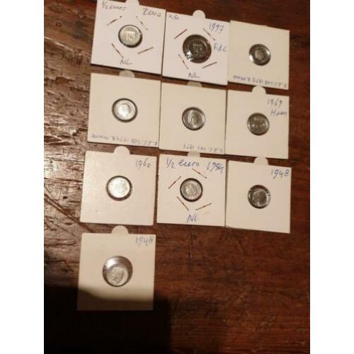 10 dubbeltjes waarvan 5 uit fdc set (83)
