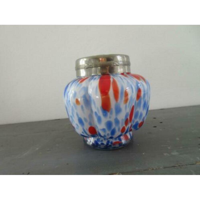 Art Deco pique-fleur (rozensteker) Verreries de Scailmont