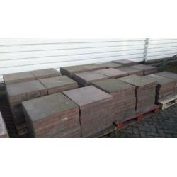 schellevis tegels 60 x 60 x 5 cm rood bruin
