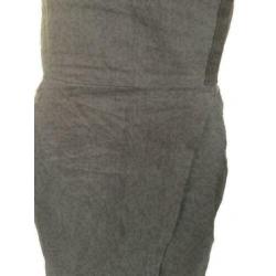 C734 Sarah Pacini Maat 34=XS zwart linnen jurk overgooier