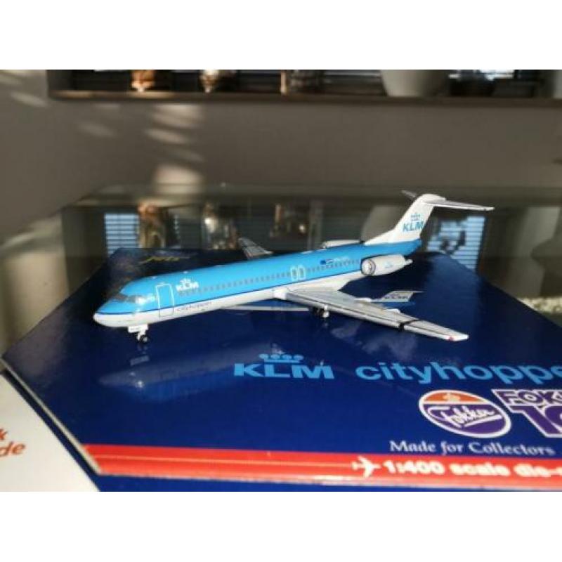 Geminijets KLM Fokker 100 1/400 diecast