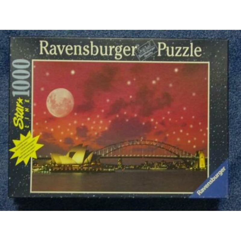 Glow-in-the-dark puzzel Sydney Opera House + Dienblad