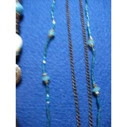 kettingen met blauw
