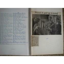 Plakboeken met foto's Koninklijk Huis