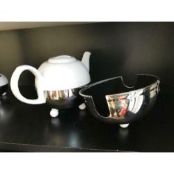 theepot modern met warmhoud jas