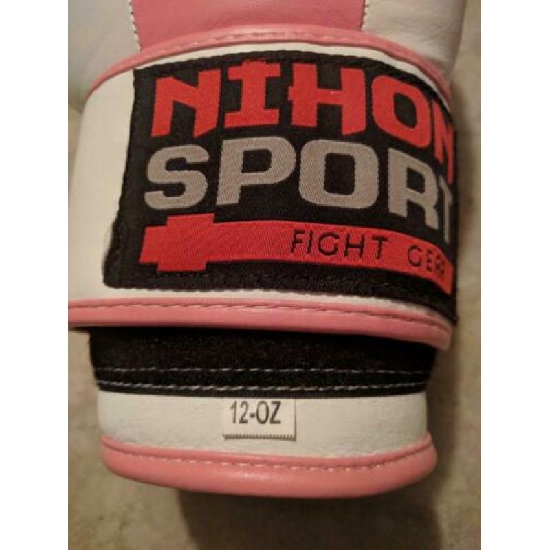 NIHON dames roze 12oz bokshandschoenen 3x gedragen