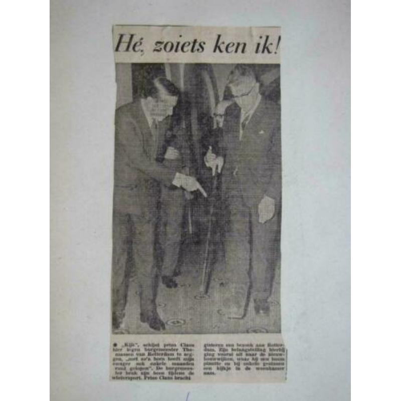 Plakboeken met foto's Koninklijk Huis