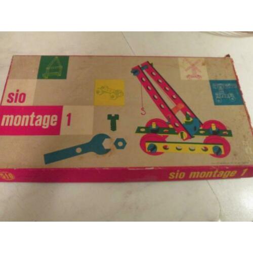 Vintage Doos en Kist met Sio Montage