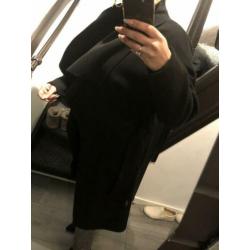 Zwarte mantel m/l