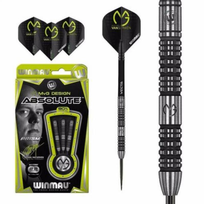 Winmau dartpijlen Michael van Gerwen Absolute 90% tungsten