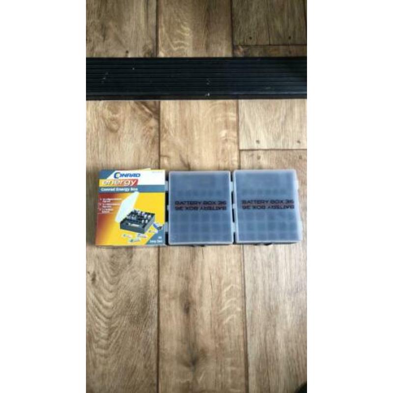 Batterijen bewaarboxen