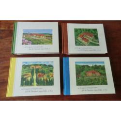 4 boeken - In giro senza pensieri.. ....Toscane deel 1 t/m 4