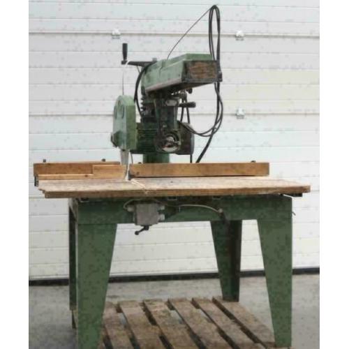 radiaalzaag Omga 400volt motor 5pk max hoogte 170mm afkortle