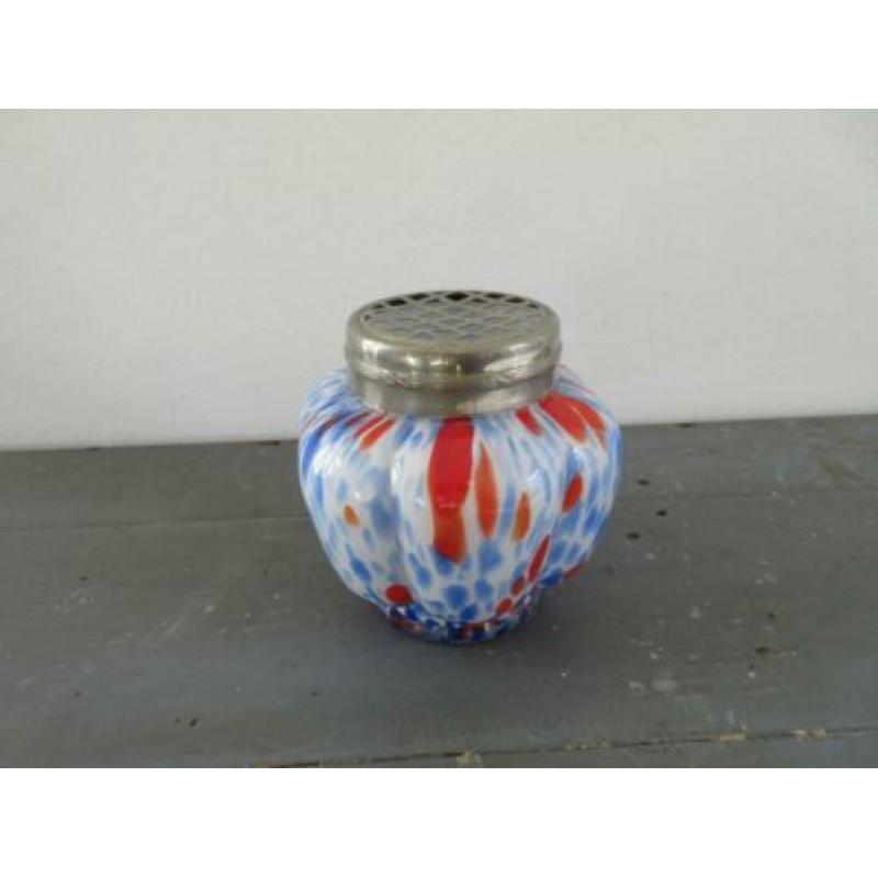 Art Deco pique-fleur (rozensteker) Verreries de Scailmont