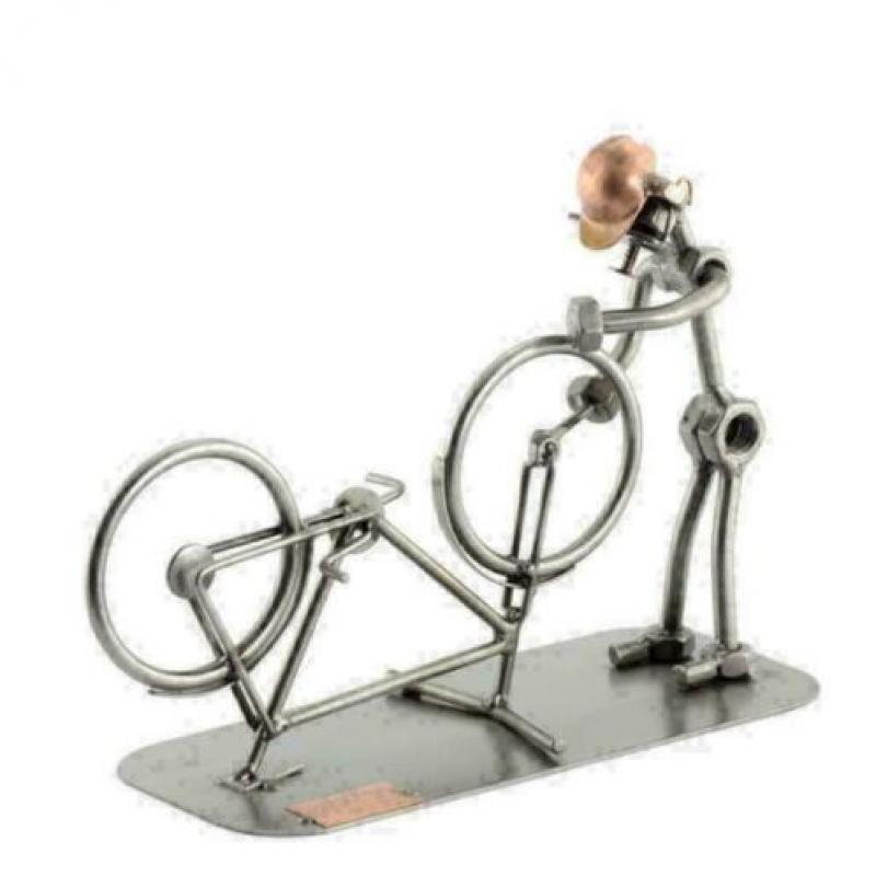 Fietsenmaker - beeldje, fiets, reparatie, bike, rijwiel