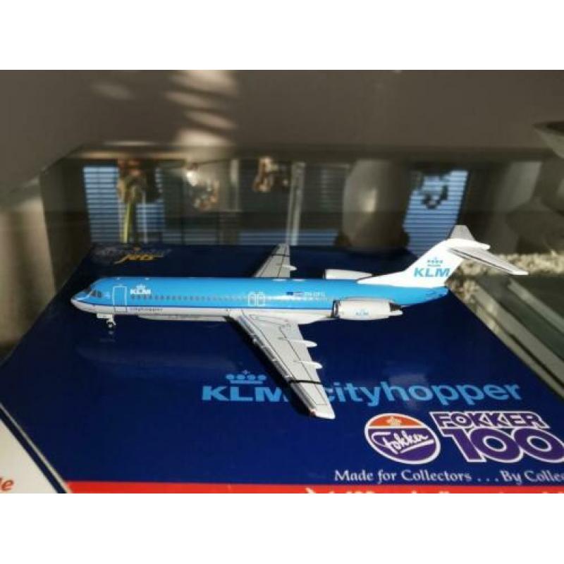 Geminijets KLM Fokker 100 1/400 diecast