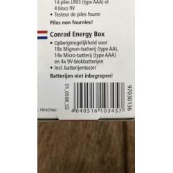 Batterijen bewaarboxen