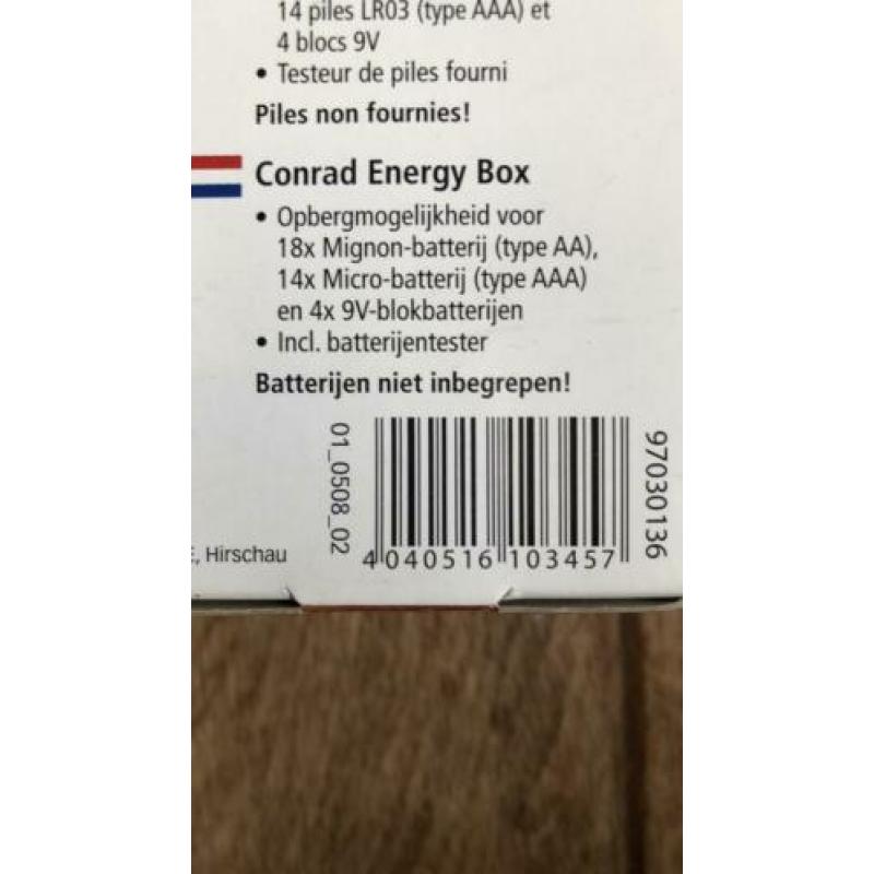 Batterijen bewaarboxen