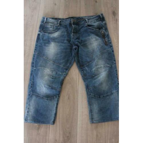 Blauw heren broek F&F, maat W42 (NE)