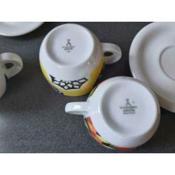 Porcelaine d'Ancap kop en schotels