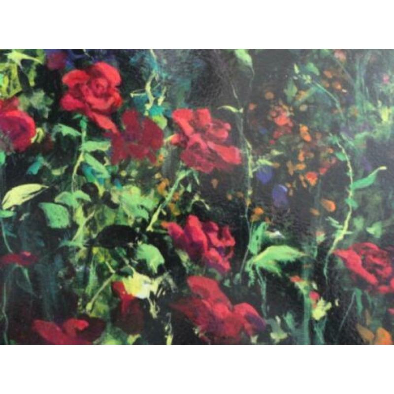 Hand gesigneerde Serigraph van James Coleman " Rose Path"