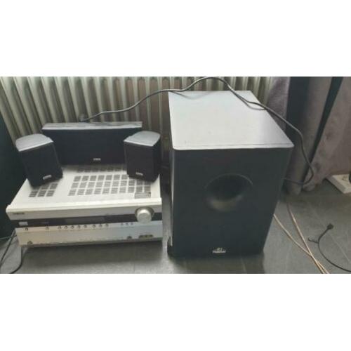 OnkyoTX-SR606 Homecinema center incl. Magnat en JBL speakers