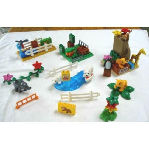 Vintage Duplo dierentuin Zoo