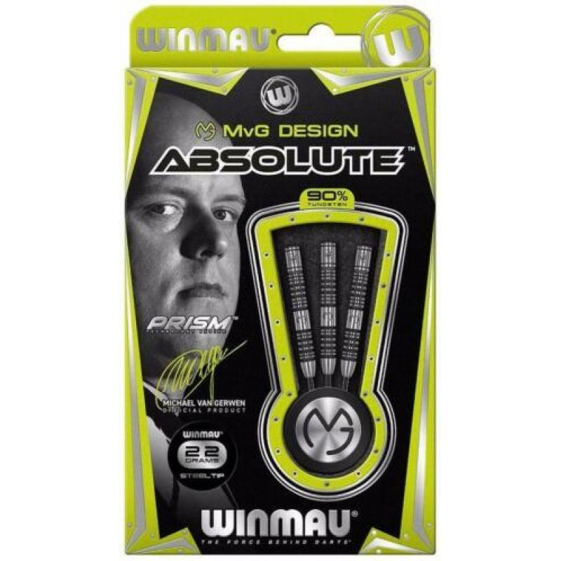 Winmau dartpijlen Michael van Gerwen Absolute 90% tungsten