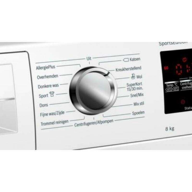 Bosch WAT28493NL Exclusiv wasmachine 8 kg VAN 699 NU 599