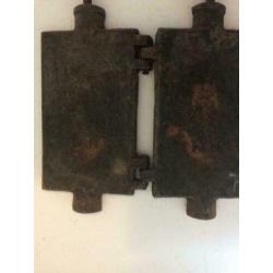 wafelijzer vintage brocante antiek