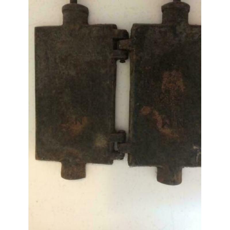 wafelijzer vintage brocante antiek