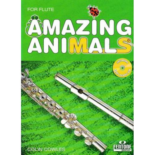 Amazing Animals For Flute met CD als nieuw (b620)