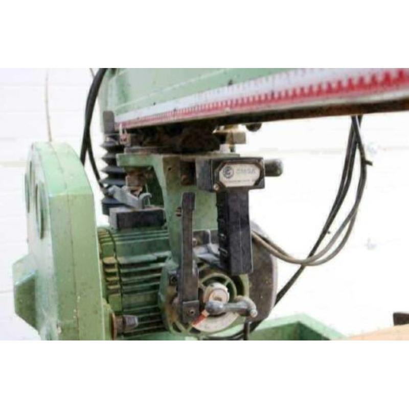 radiaalzaag Omga 400volt motor 5pk max hoogte 170mm afkortle