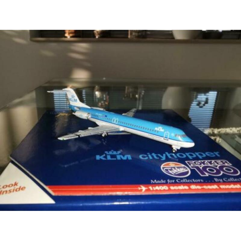 Geminijets KLM Fokker 100 1/400 diecast