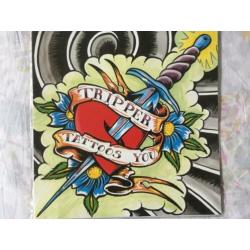 Tattoo voorbeelden boek en strijk vellen kleding 6,95€