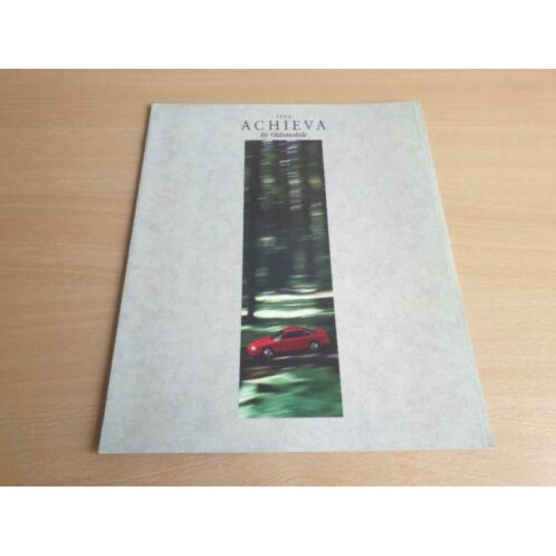 Folder Oldsmobile Achieva, 1994.