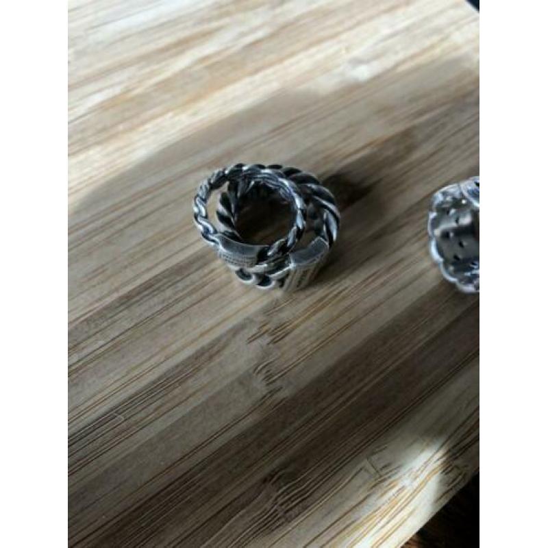 2 x Buddha to Buddha ring en 1 x esprit zilveren ring