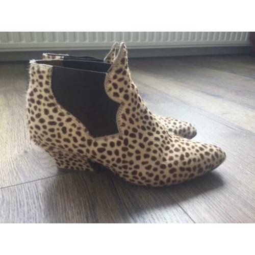 Acne pistol boots tijger luipaard print maat 38