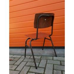 Vintage schoolstoel jaren tachtig