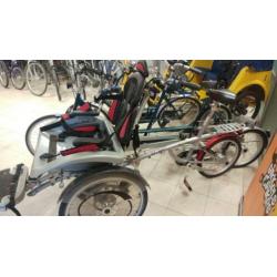 Diverse tandems in verschillende uitvoeringen + Riksja