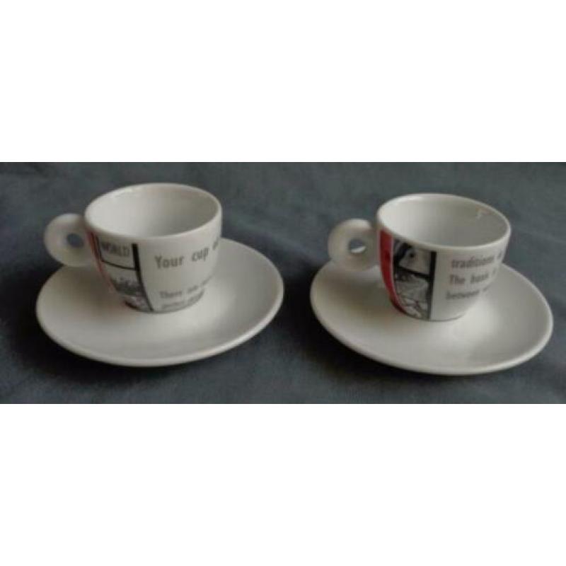 ILLY COLLECTION 2002 2x espresso kop en schotel Maria Joao C