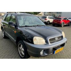 Hyundai Santa FE 2.0 Crdi 2WD 2004 Zwart