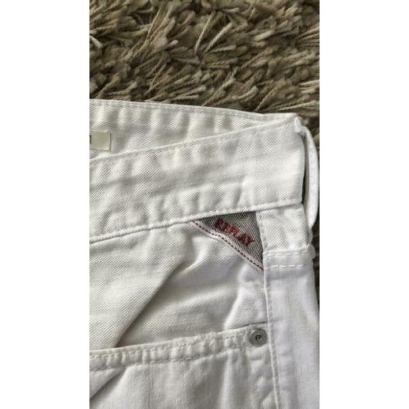 Mooie Replay spijkerbroek voor heren. Kleur Wit